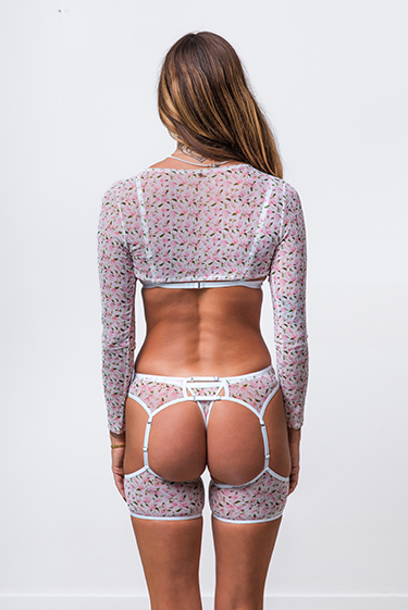 paradise mesh 1567 bralette + 6067 thong set-back